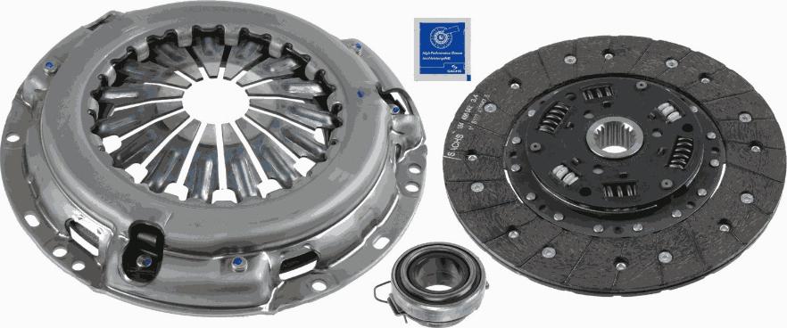 SACHS 3000 950 613 - Sajūga komplekts autospares.lv