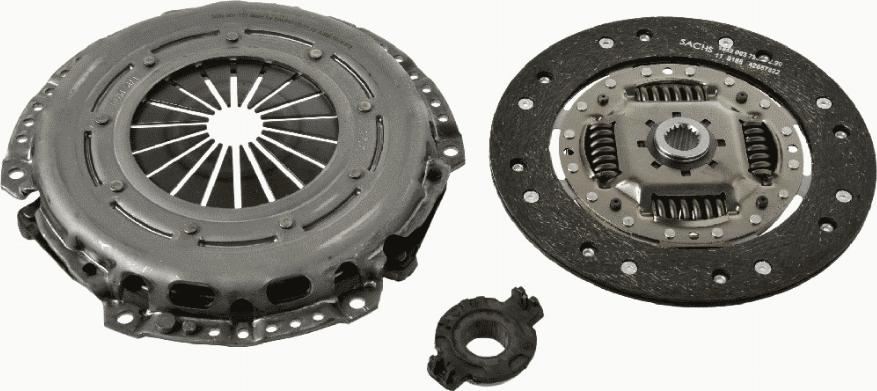 SACHS 3000 950 026 - Комплект сцепления www.autospares.lv