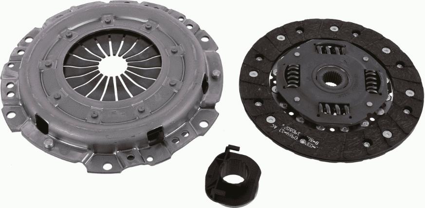 SACHS 3000 950 799 - Комплект сцепления www.autospares.lv