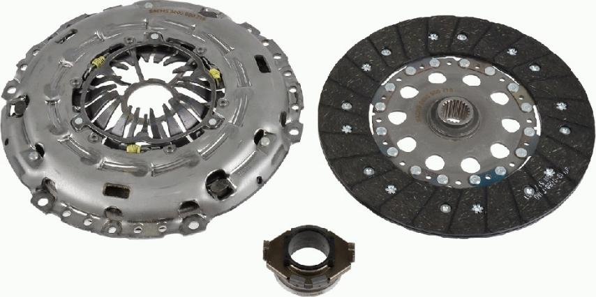 SACHS 3000 950 718 - Sajūga komplekts autospares.lv