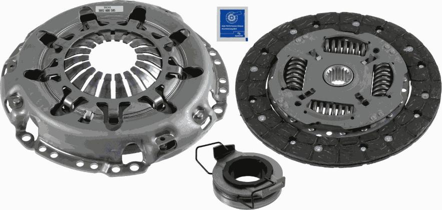 SACHS 3000 951 992 - Sajūga komplekts www.autospares.lv