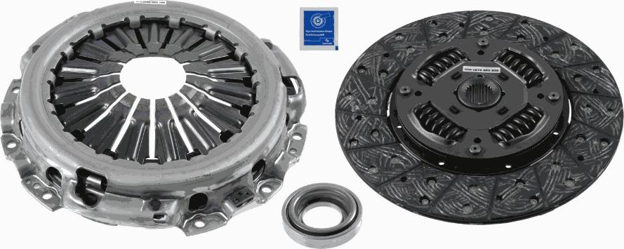 SACHS 3000 951 453 - Комплект сцепления www.autospares.lv