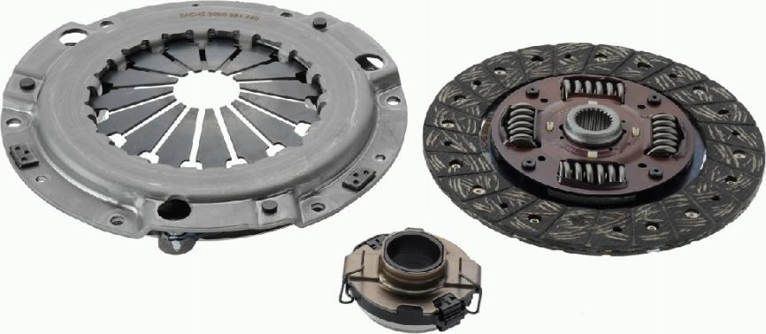 SACHS 3000 951 466 - Sajūga komplekts www.autospares.lv