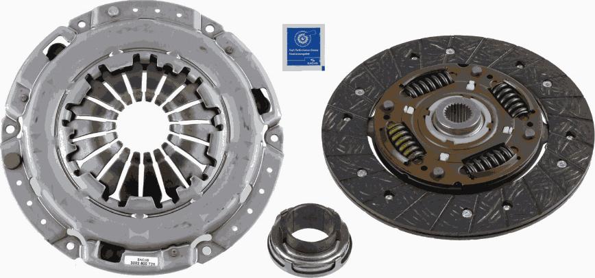 SACHS 3000 951 404 - Sajūga komplekts autospares.lv