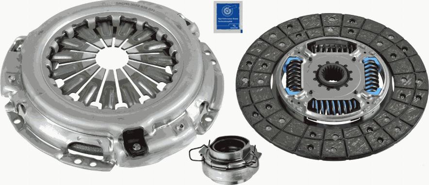 SACHS 3000 951 413 - Sajūga komplekts autospares.lv