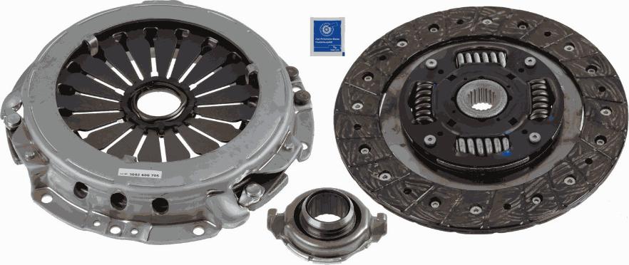 SACHS 3000 951 439 - Sajūga komplekts www.autospares.lv