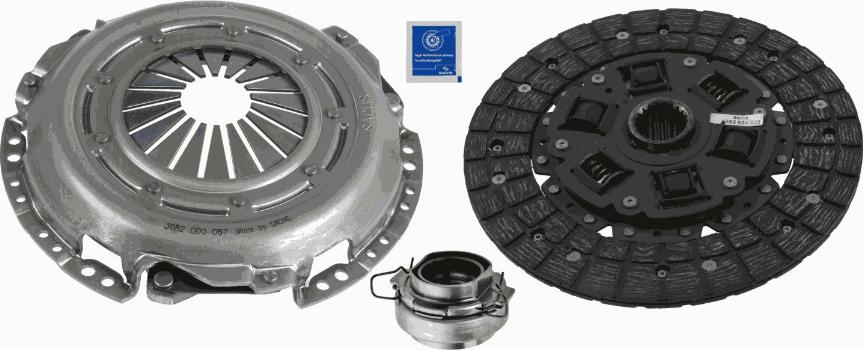 SACHS 3000 951 431 - Sajūga komplekts www.autospares.lv