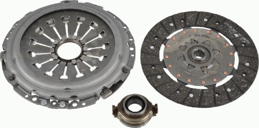 SACHS 3000 951 541 - Sajūga komplekts www.autospares.lv