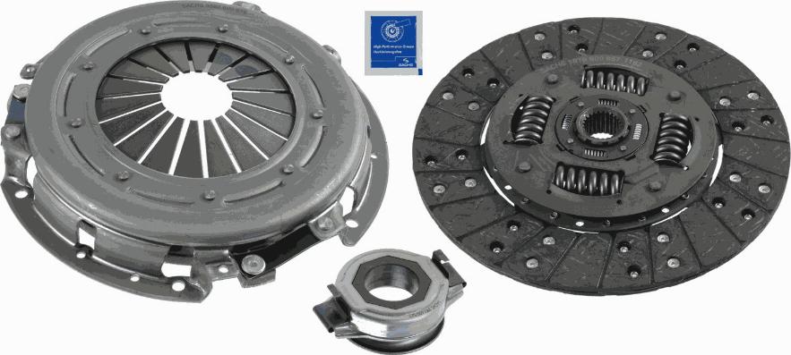 SACHS 3000 951 528 - Sajūga komplekts autospares.lv