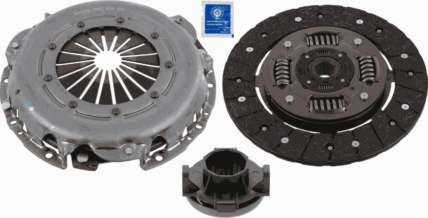 SACHS 3000 951 604 - Комплект сцепления www.autospares.lv