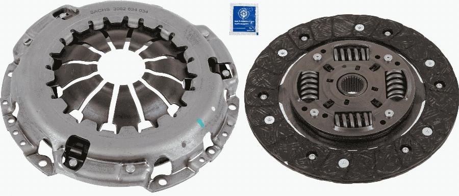 SACHS 3000 951 634 - Sajūga komplekts www.autospares.lv