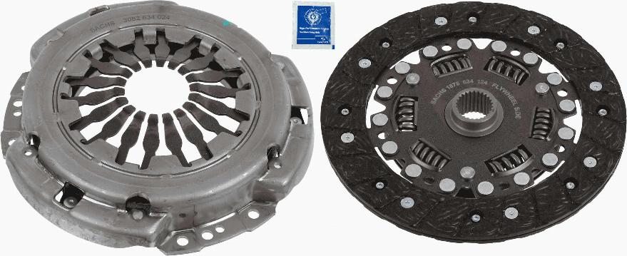 SACHS 3000 951 630 - Комплект сцепления www.autospares.lv