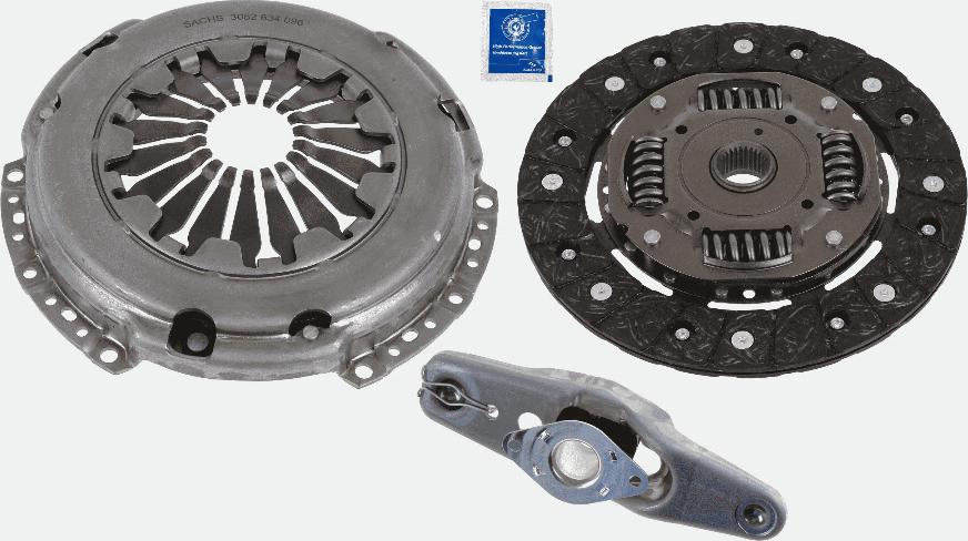 SACHS 3000 951 624 - Sajūga komplekts autospares.lv