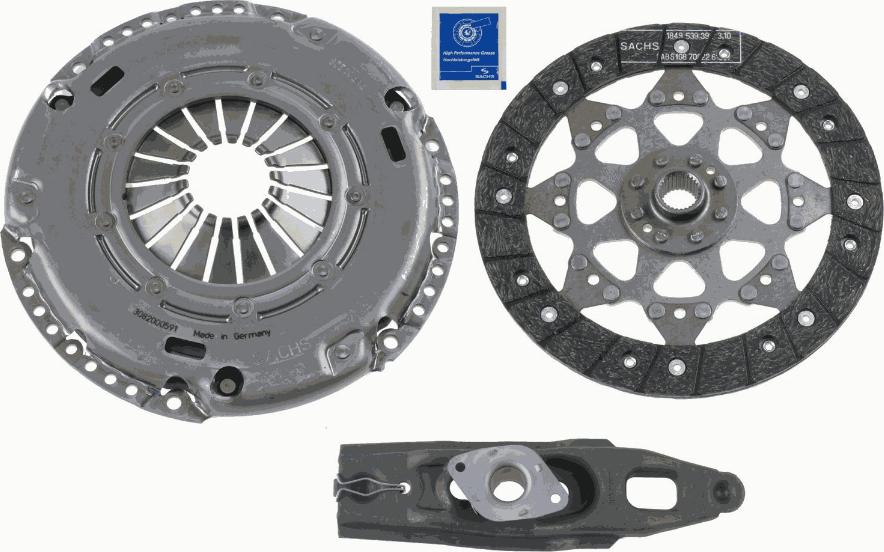 SACHS 3 000 951 042 - Sajūga komplekts www.autospares.lv