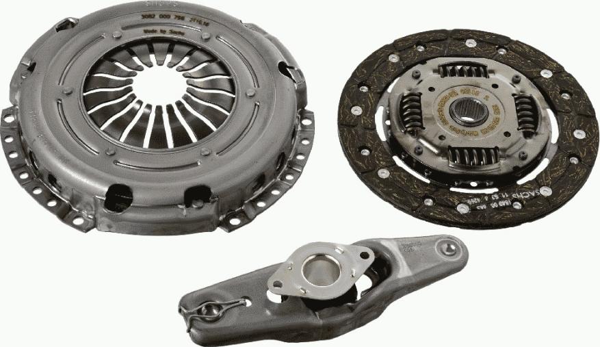 SACHS 3000 951 061 - Sajūga komplekts autospares.lv