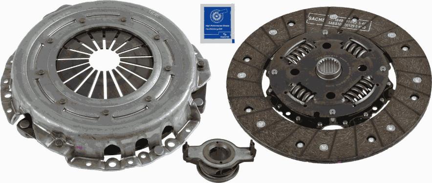 SACHS 3000 951 089 - Sajūga komplekts www.autospares.lv