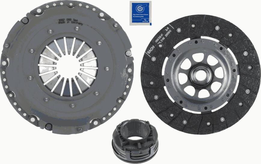 SACHS 3000 951 034 - Sajūga komplekts autospares.lv