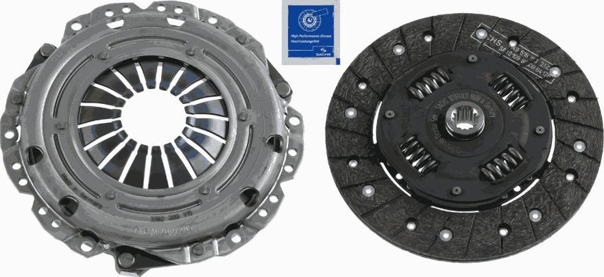 SACHS 3000 951 073 - Sajūga komplekts autospares.lv