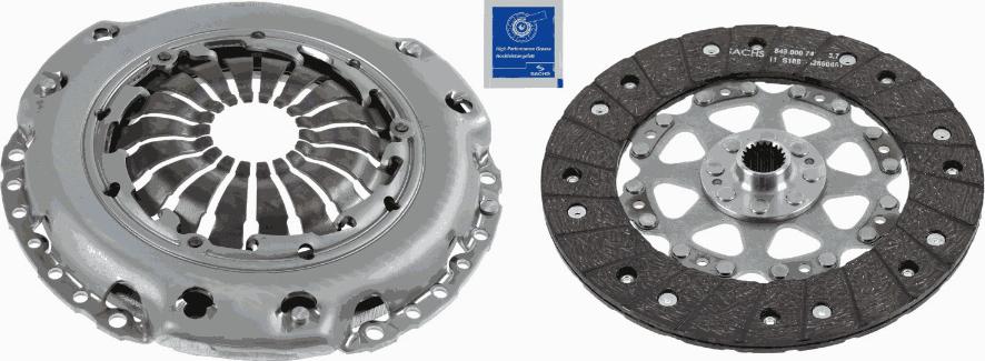 SACHS 3000 951 192 - Sajūga komplekts autospares.lv