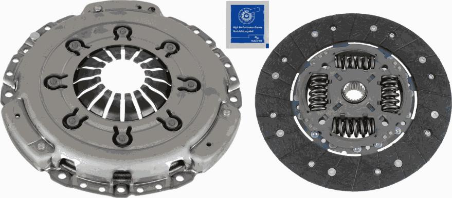 SACHS 3 000 951 126 - Комплект сцепления www.autospares.lv