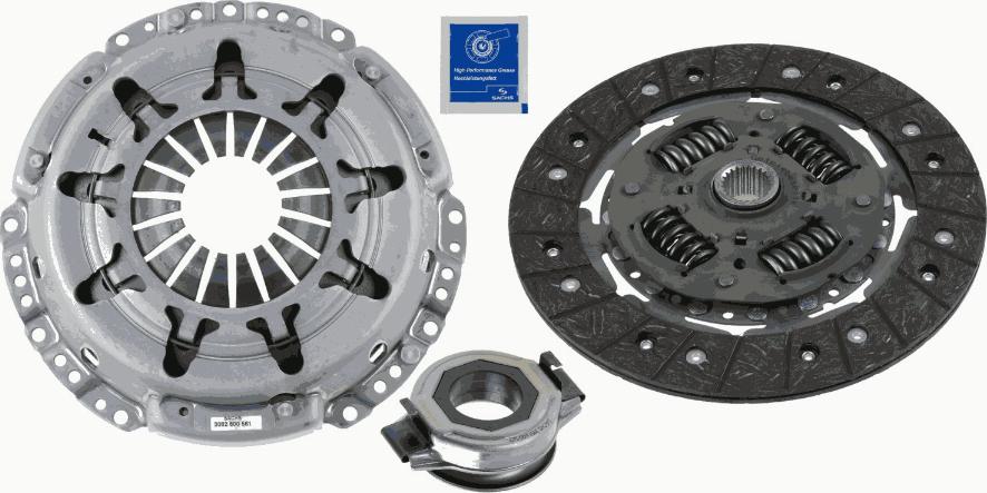 SACHS 3000 951 179 - Sajūga komplekts autospares.lv