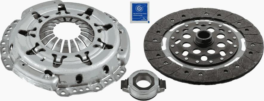 SACHS 3000 951 177 - Комплект сцепления www.autospares.lv