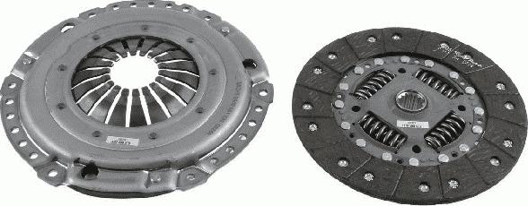 SACHS 3000 951 229 - Sajūga komplekts autospares.lv