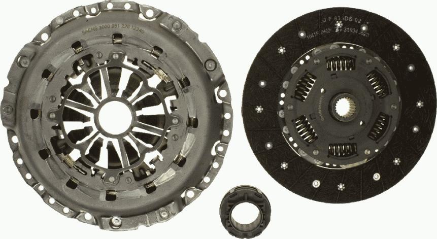 SACHS 3000 951 226 - Sajūga komplekts www.autospares.lv