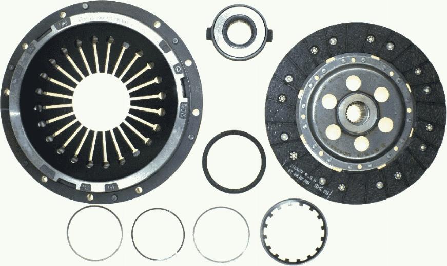 SACHS 3 000 951 791 - Sajūga komplekts autospares.lv