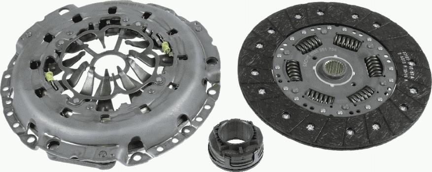 SACHS 3 000 951 705 - Sajūga komplekts autospares.lv