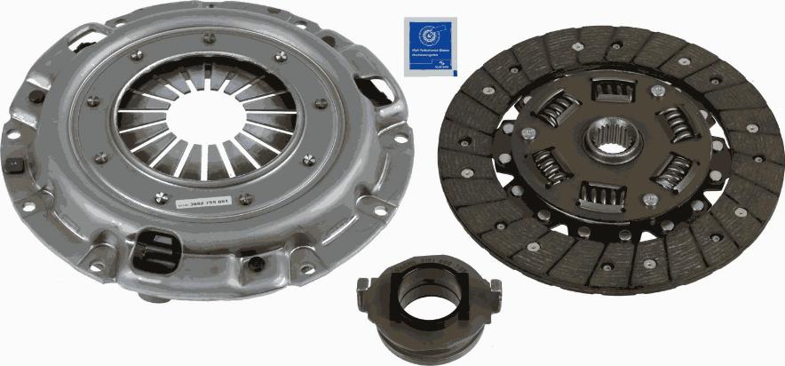 SACHS 3000 951 734 - Sajūga komplekts autospares.lv