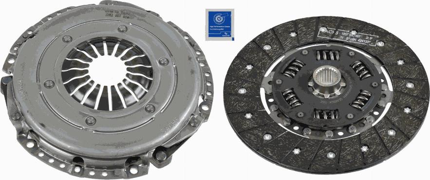 SACHS 3000 970 054 - Sajūga komplekts www.autospares.lv