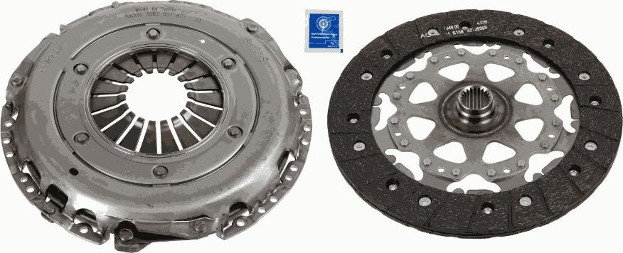 SACHS 3000 970 137 - Комплект сцепления www.autospares.lv