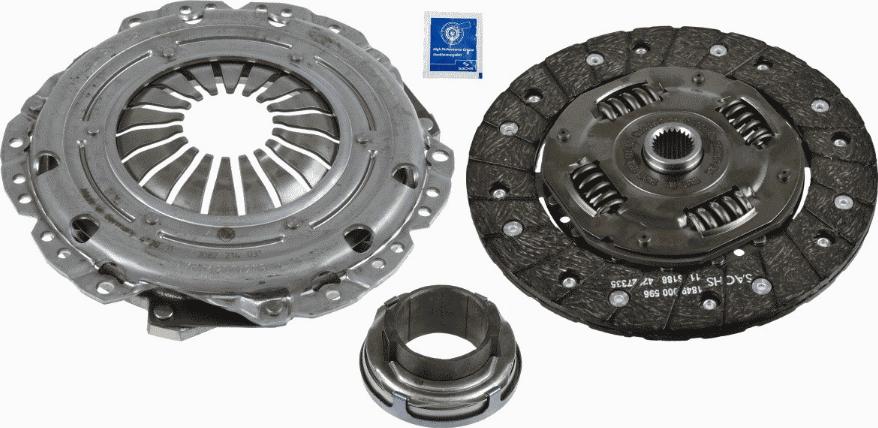 SACHS 3 000 494 001 - Sajūga komplekts autospares.lv