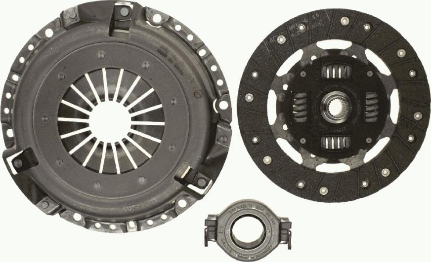 SACHS 3000 098 002 - Комплект сцепления www.autospares.lv