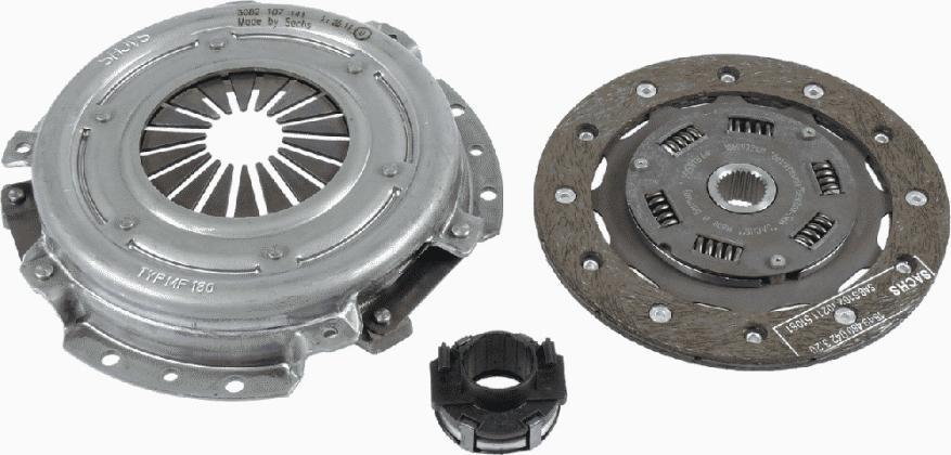 SACHS 3 000 168 101 - Комплект сцепления www.autospares.lv