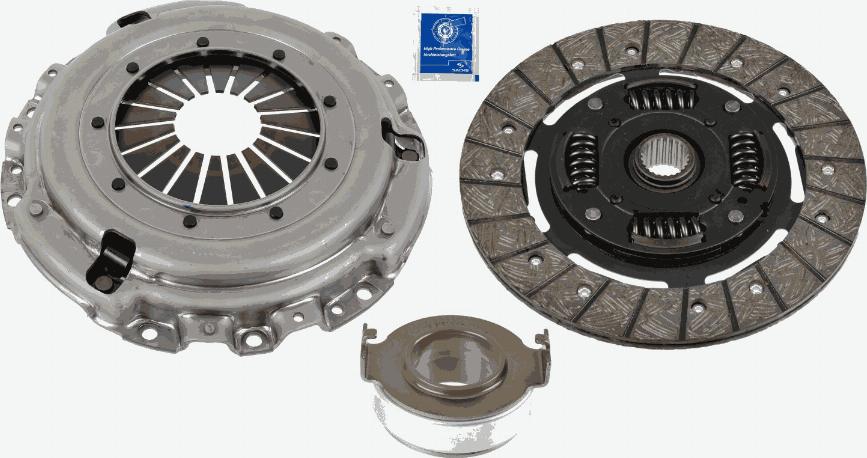 SACHS 3000 845 302 - Sajūga komplekts autospares.lv