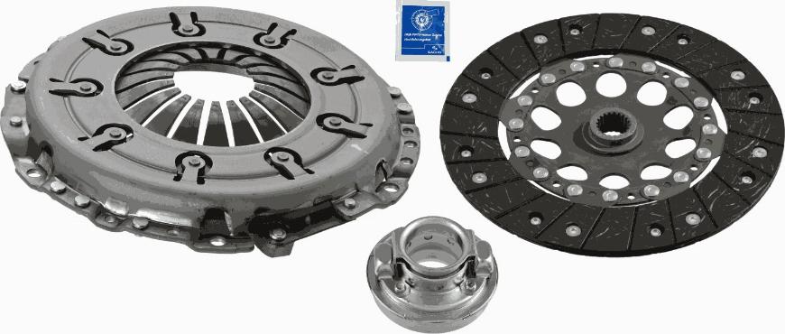 SACHS 3000 858 201 - Комплект сцепления www.autospares.lv