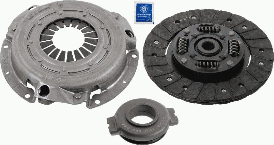 SACHS 3000 825 901 - Sajūga komplekts autospares.lv