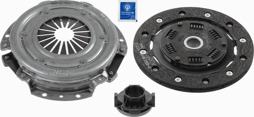 SACHS 3 000 822 801 - Sajūga komplekts autospares.lv