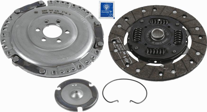 SACHS 3 000 381 001 - Sajūga komplekts www.autospares.lv