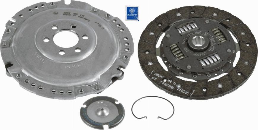 SACHS 3 000 286 002 - Sajūga komplekts autospares.lv