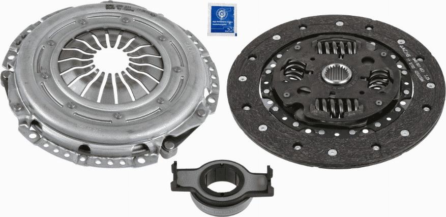 SACHS 3 000 706 101 - Sajūga komplekts www.autospares.lv