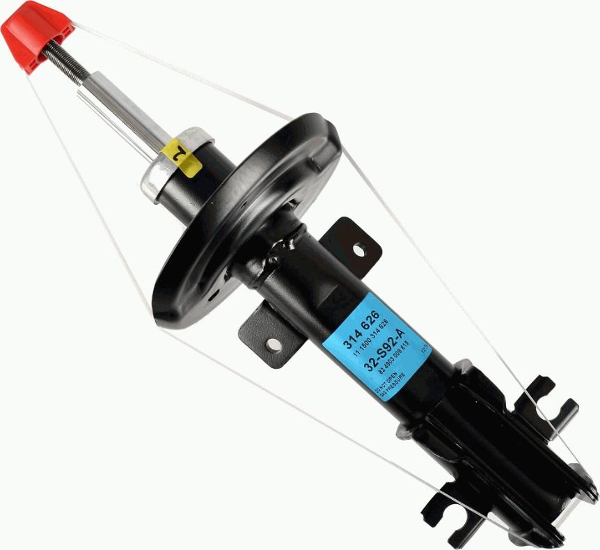 SACHS 314 626 - Shock Absorber www.autospares.lv