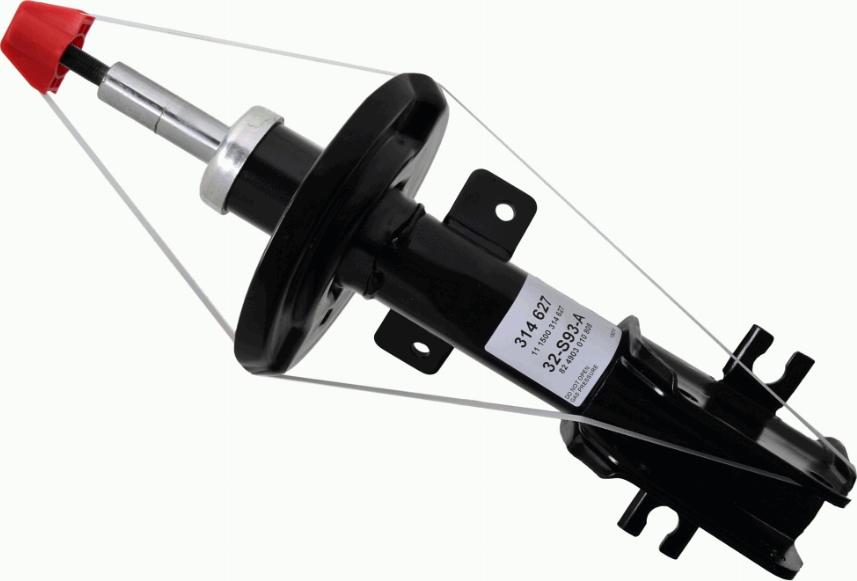 SACHS 314 627 - Amortizators www.autospares.lv