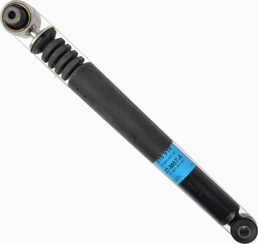 SACHS 315 519 - Amortizators www.autospares.lv