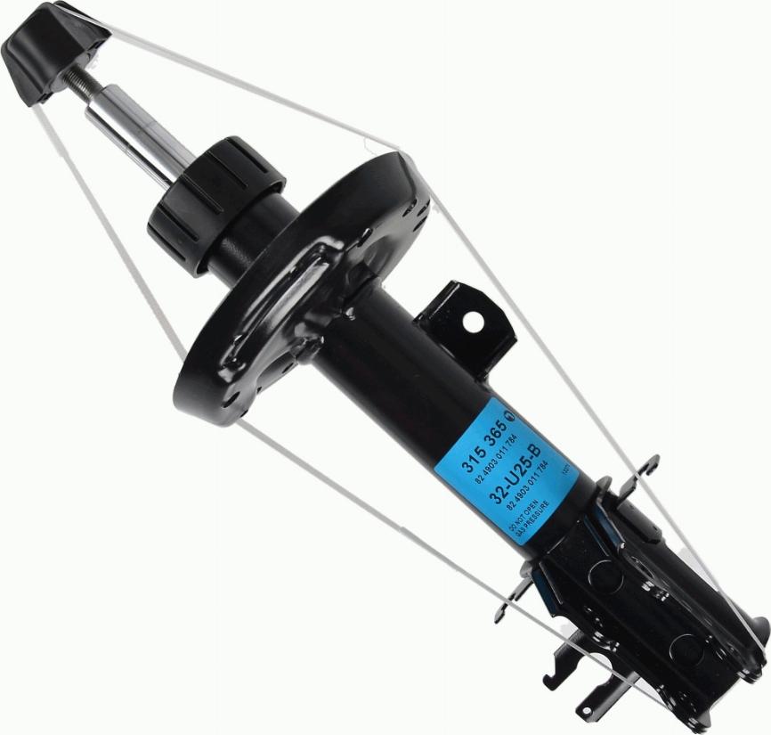 SACHS 315 365 - Shock Absorber www.autospares.lv