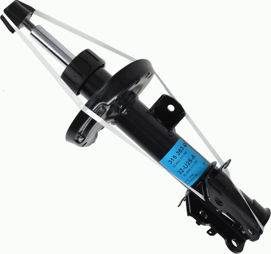 SACHS 315 363 - Shock Absorber www.autospares.lv