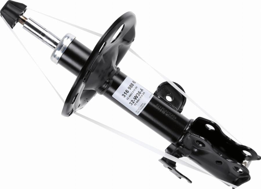 SACHS 316 988 - Shock Absorber www.autospares.lv