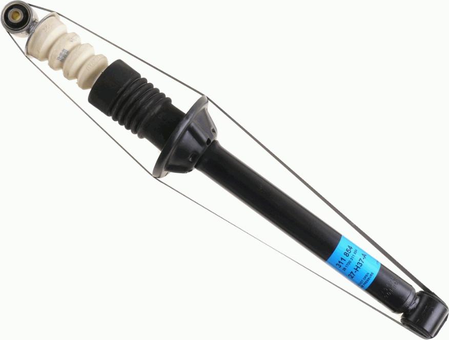 SACHS 311 854 - Shock Absorber www.autospares.lv